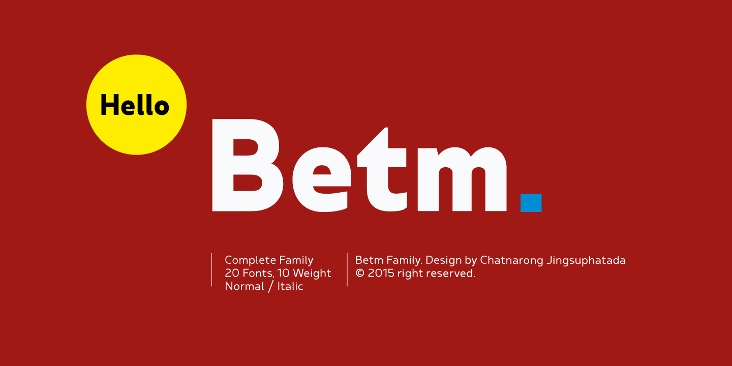 폰트 Betm
